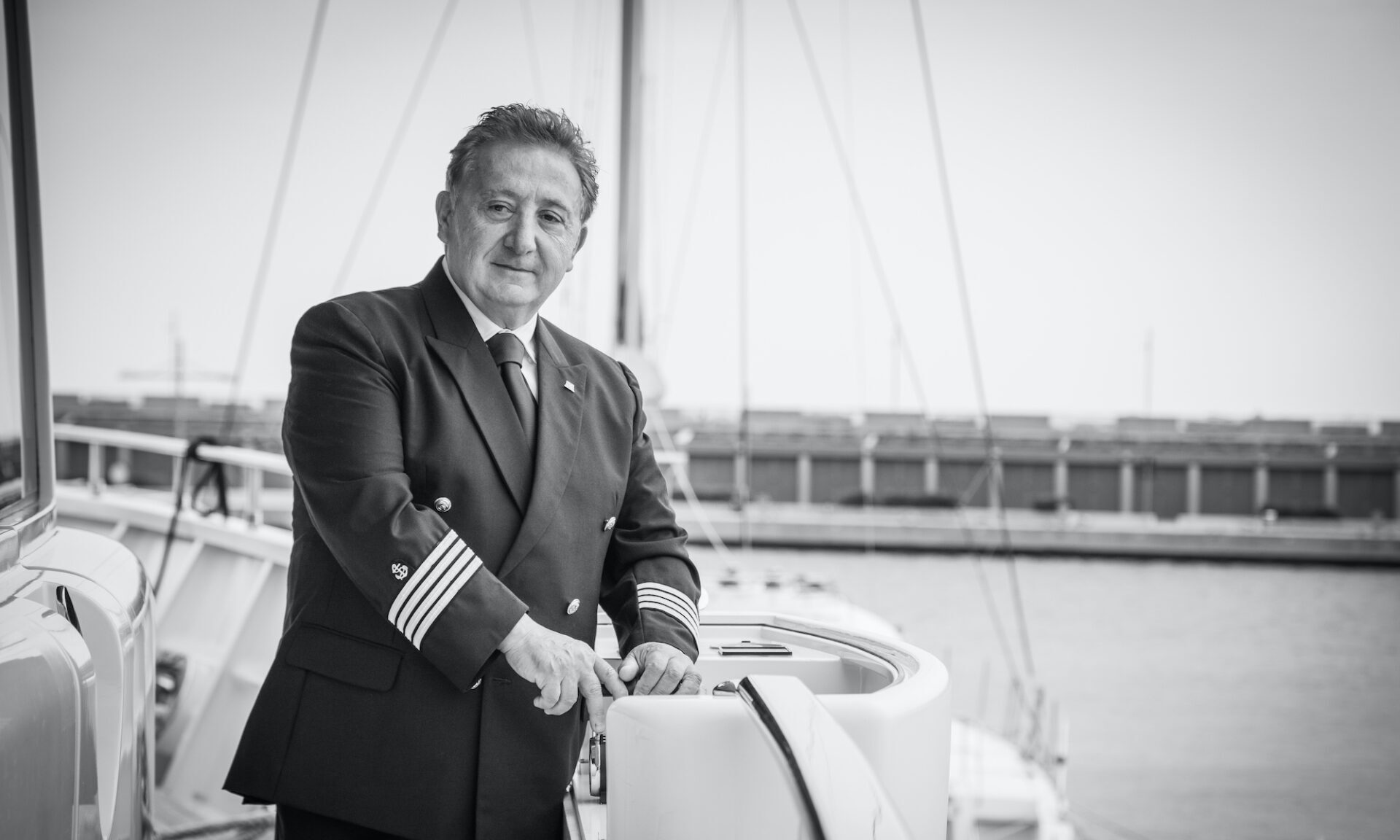 Gino Battaglia: "Starting as a deckhand in Loano sparked the passion. Now I am in command of yachts sailing the seas worldwide."