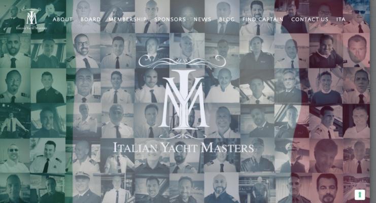 Italian Yacht Masters, on line il nuovo sito dell'associazione dei comandanti italiani di superyacht